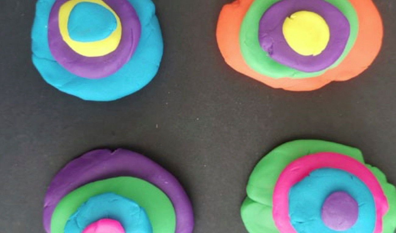 Play-Doh Kandinsky Circles