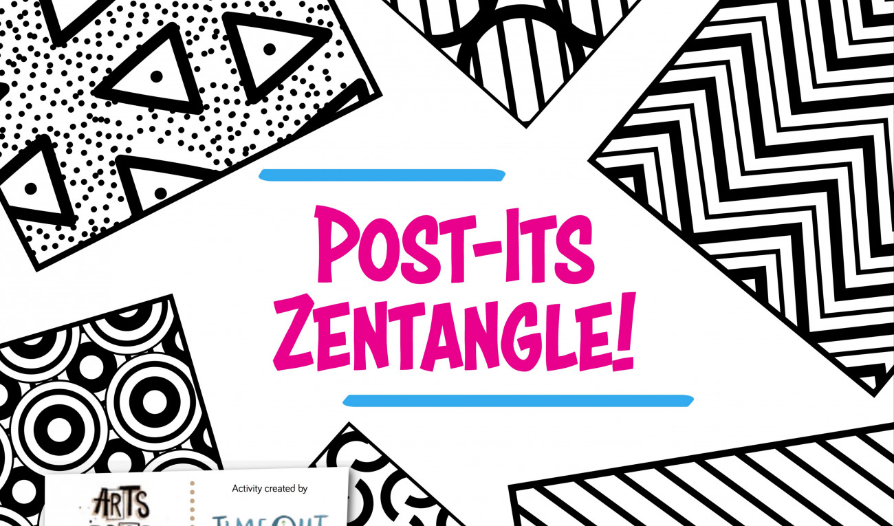 Post-Its Zentangle